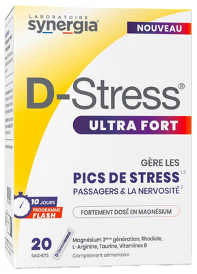 Image D-Stress Ultra Fort 20 Sachets